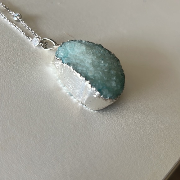 Druzy necklace - Picture 3 of 3